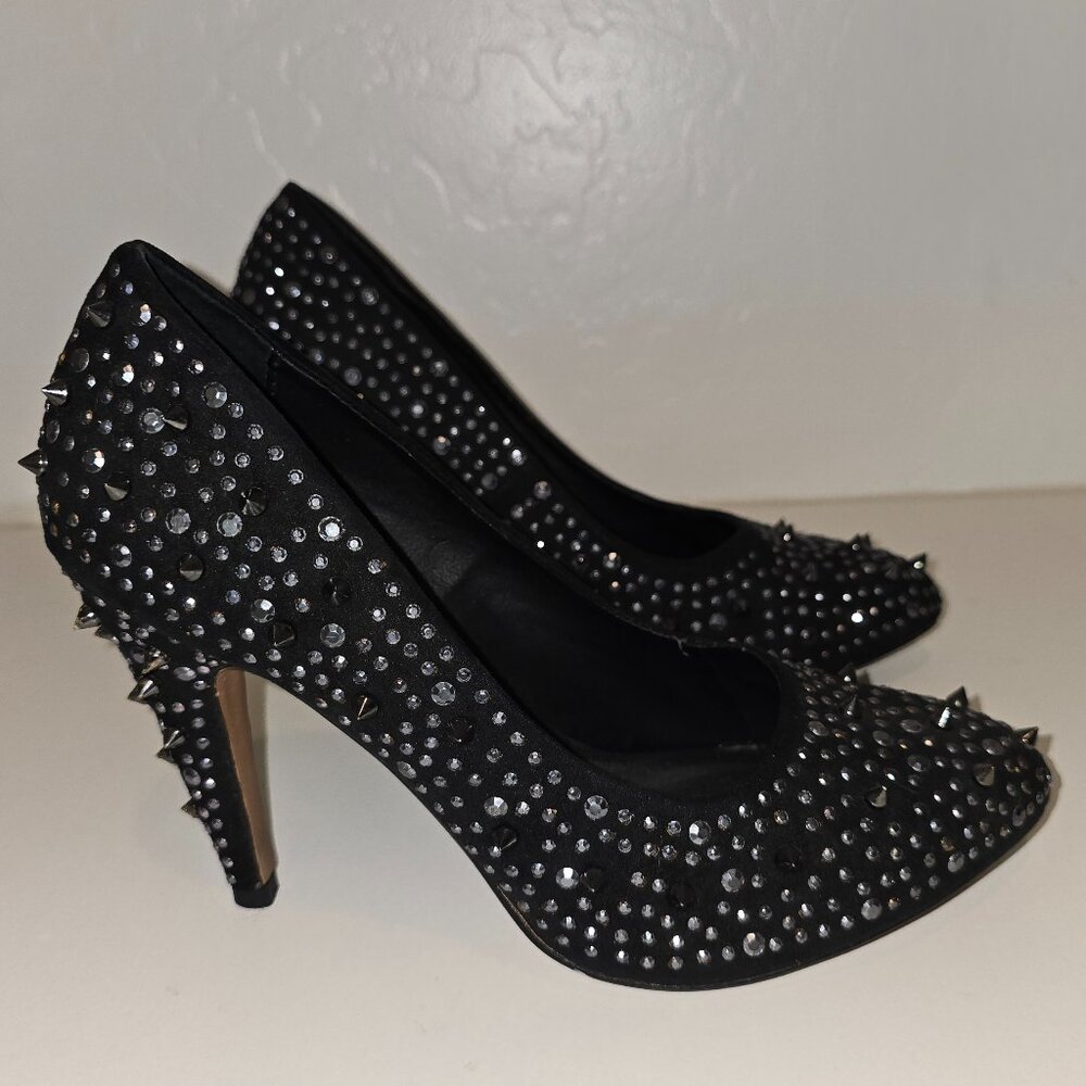 Rock & Republic Rayana Studded Heels - Size 7 - Picture 3 of 5